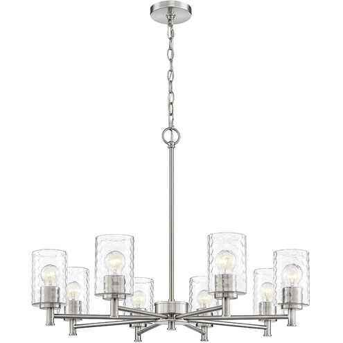 Ashli 8 Light 32 inch Brushed Nickel Chandelier Ceiling Light
